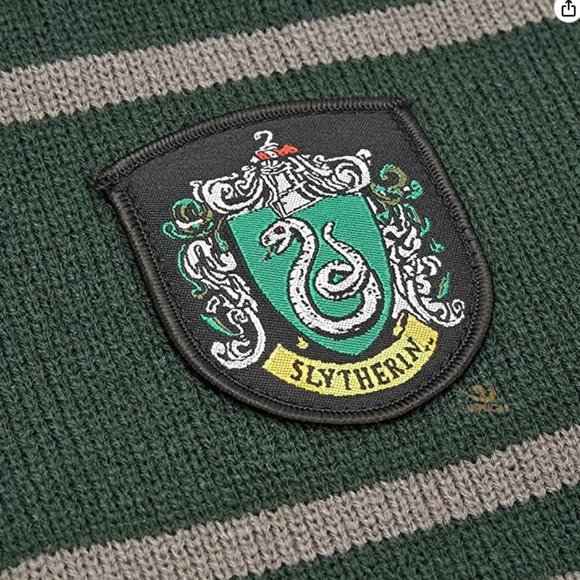 NWT Cinereplicas Harry Potter Scarf Ultra Soft Knitted Fabric Slytherin - Picture 2 of 3
